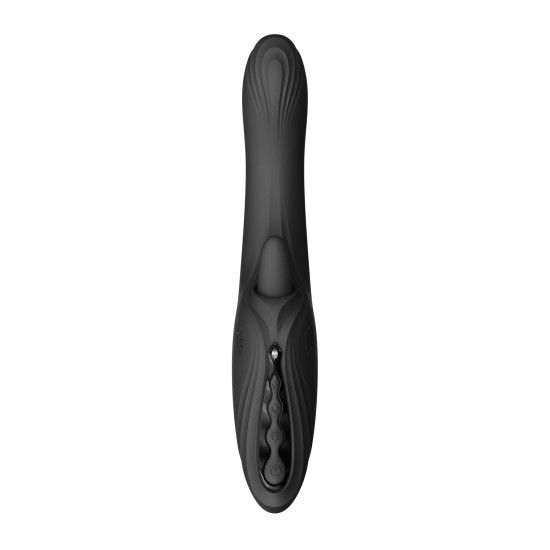 Вибратор-кролик, черный Zalo Ares Obsidian Black