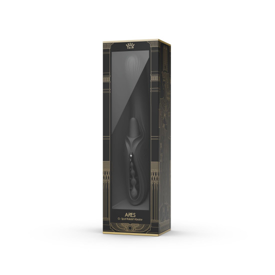 Вибратор-кролик, черный Zalo Ares Obsidian Black