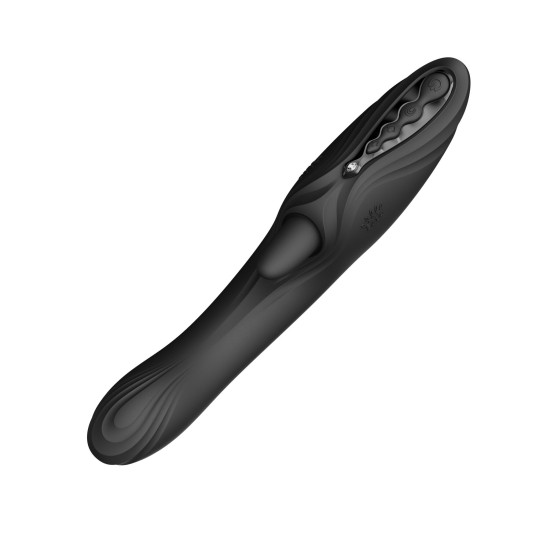 Вибратор-кролик, черный Zalo Ares Obsidian Black