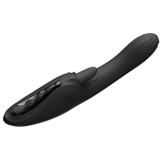 Вибратор-кролик, черный Zalo Ares Obsidian Black
