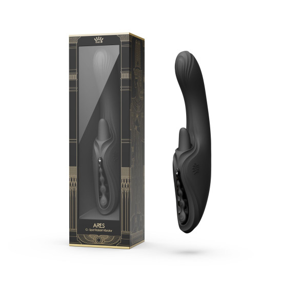 Вибратор-кролик, черный Zalo Ares Obsidian Black