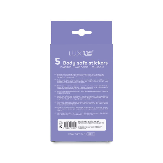 Комплект наклейок для вібратора LuxusHer, 2 шт Kiiroo Luxus Stickers