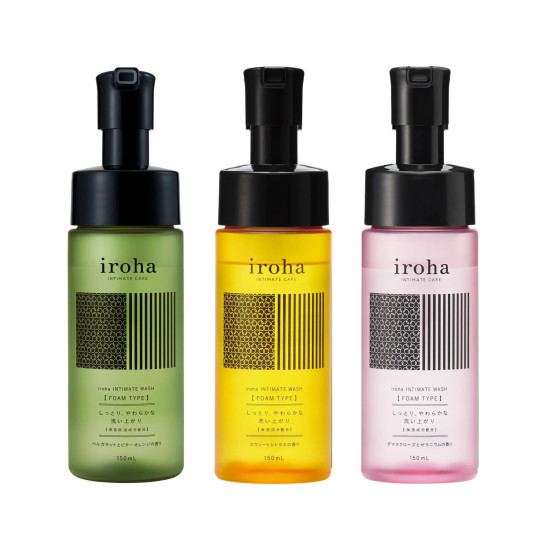 Пена для интимного ухода с ароматом бергамота и горького апельсина Iroha Intimate Wash Foam Type Bergamot And Bitter Orange, 150 ml