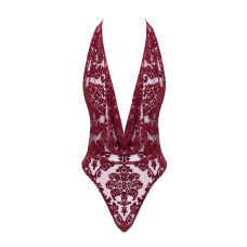 Каскадне боді Noir Handmade F386 Kink Royal cascade bodysuit, M