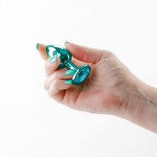 Анальная пробка, бирюзовая NS Novelties Rear Assets - Teal, S