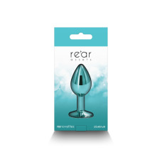 Анальная пробка, бирюзовая NS Novelties Rear Assets - Teal, S