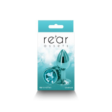 Анальная пробка, бирюзовая NS Novelties Rear Assets - Teal, S