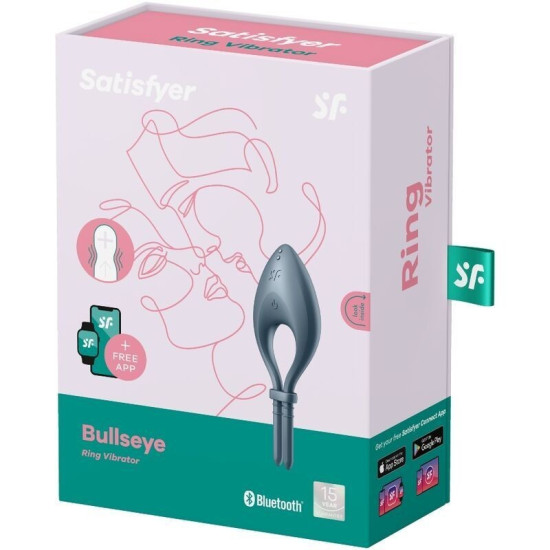 Ерекційне кільце, темно-синє Satisfyer Bullseye Dark Blue