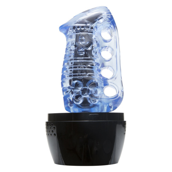 Мастурбатор з надійною фіксацією на руці Fleshlight Fleshskins Grip Blue Ice