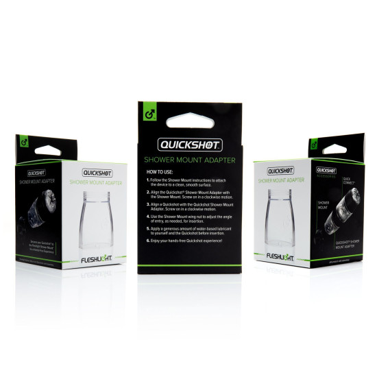 Адаптер для з'єднання Квікшота з кріпленням-присоскою Quickshot Adapter for Fleshlight Shower Mount