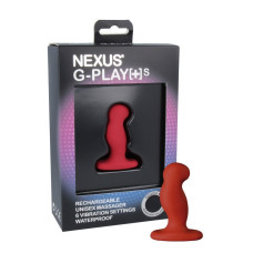 Массажер простаты с вибрацией, диаметр 2,3 см, красный Nexus G-Play Plus Red, S
