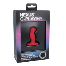 Массажер простаты с вибрацией, диаметр 2,3 см, красный Nexus G-Play Plus Red, S