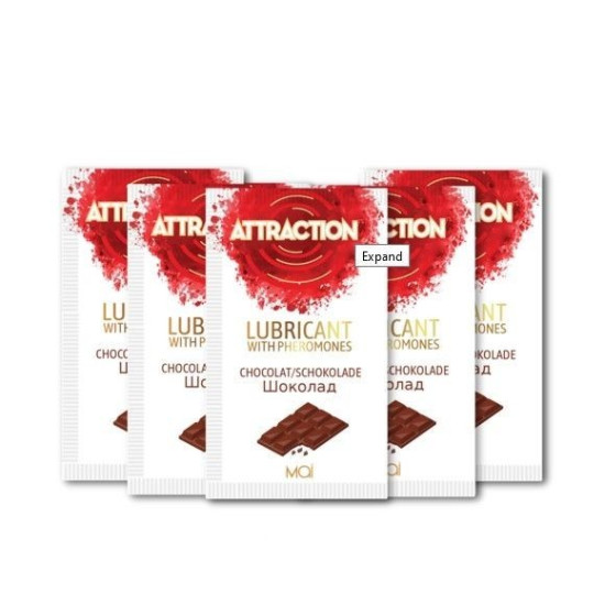 Пробник лубриканта з феромонами та ароматом шоколаду MAI Attraction Lubs Chocolate, 10 ml