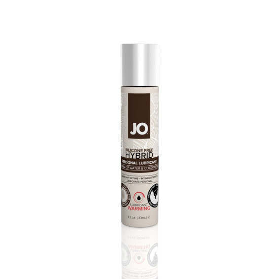 Разогревающая крем-смазка с кокосовым маслом JO Silicone Free Hybrid WARMING, 30 ml