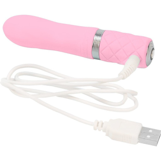 Вібратор з кристалом Сваровскі та гнучкою голівкою, рожевий Pillow Talk Flirty Pink