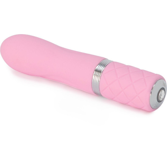 Вібратор з кристалом Сваровскі та гнучкою голівкою, рожевий Pillow Talk Flirty Pink