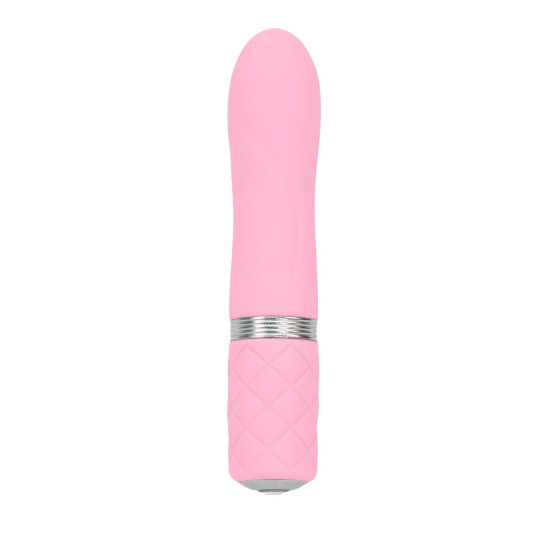 Вібратор з кристалом Сваровскі та гнучкою голівкою, рожевий Pillow Talk Flirty Pink