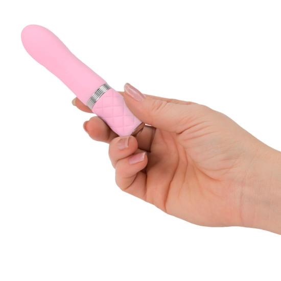 Вібратор з кристалом Сваровскі та гнучкою голівкою, рожевий Pillow Talk Flirty Pink