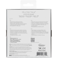 Вібратор з кристалом Сваровскі та гнучкою голівкою, рожевий Pillow Talk Flirty Pink