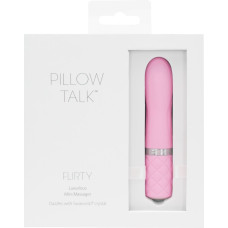 Вібратор з кристалом Сваровскі та гнучкою голівкою, рожевий Pillow Talk Flirty Pink