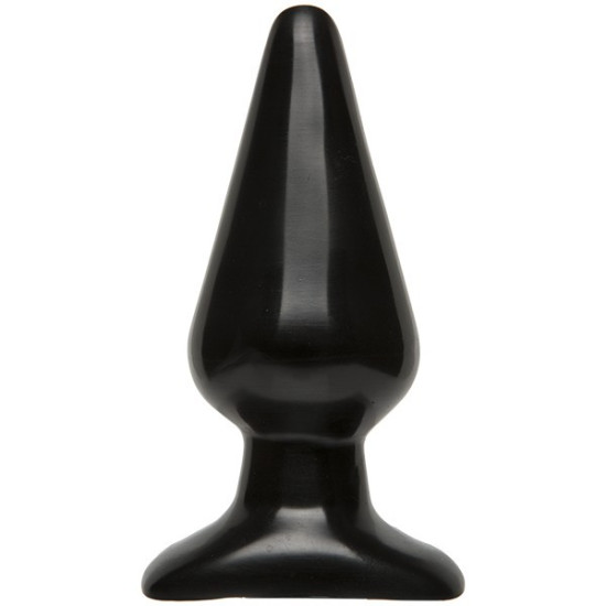 Чорна анальна пробка, довжина 12,7 см, діаметр 5,7 см Doc Johnson Smooth Classic Large Black, L