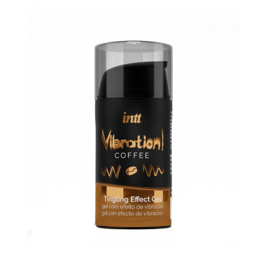 Жидкий вибратор со вкусом кофе Intt Vibration Coffee, 15 ml