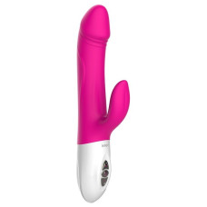 Пульсатор-кролик с подогревом и вибрацией клиторального отростка Leten Vibrator Realistic