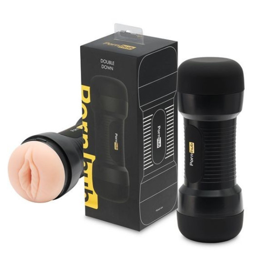 Двосторонній мастурбатор, вагіна/попка Pornhub Double Down