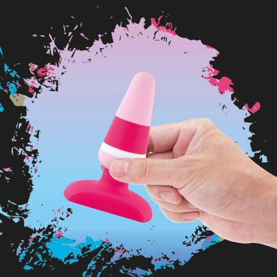 Силиконовая анальная пробка, длина 10 см, макс. диаметр 6,5 см FeelzToys Plugz Butt Plug Colors Nr. 2