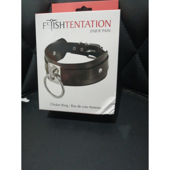 Нашийник з кільцем Fetish Tentation Choker Ring (м'ята упаковка!!!)