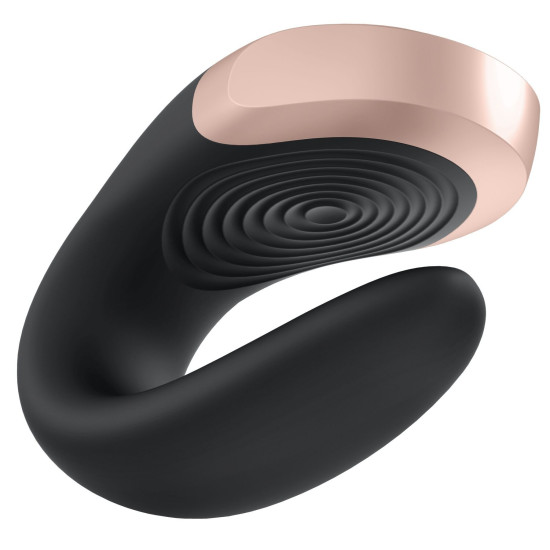 Смарт-вібратор для пар, чорний Satisfyer Double Love Black