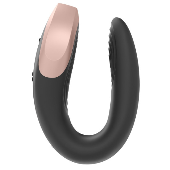 Смарт-вібратор для пар, чорний Satisfyer Double Love Black