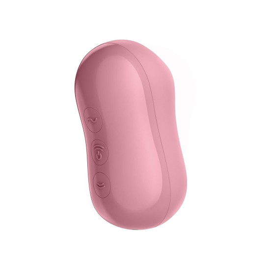 Вакуумний стимулятор, світло-червоний Satisfyer Cotton Candy Light Red