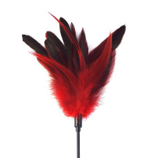 Лоскоталка з пером молодого півня, червона Art of Sex Feather Paddle