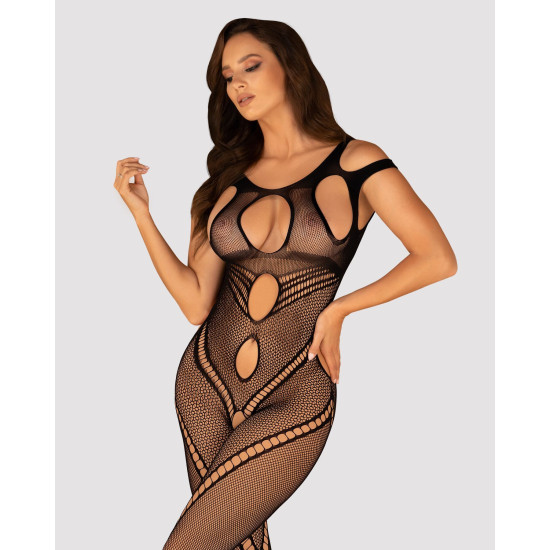 Бодістокінг з фантасмагорично-силуетним кроєм Obsessive Bodystocking G322, S/M/L