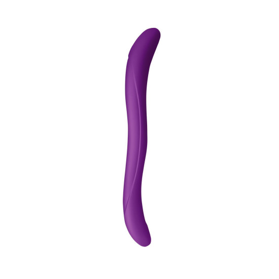 Двойной фаллоимитатор, длина 25 см, диаметр 3 и 3,8 см, фиолетовый Wooomy Twoooney Semirealistic Double Dong Purple