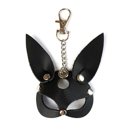 Брелок на карабине, чёрная маска кролика Art of Sex Bunny
