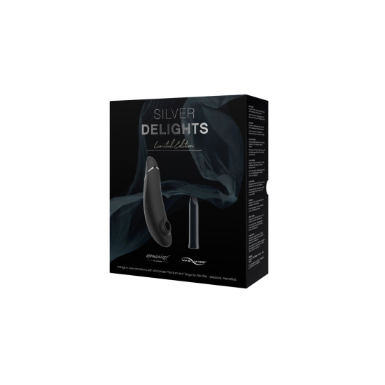 Премиальный подарочный набор (Womanizer Premium и We-Vibe Tango) Silver Delights Collection