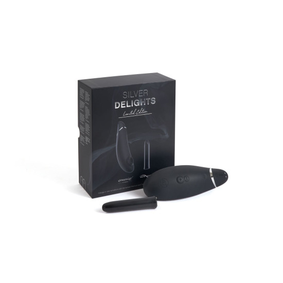 Премиальный подарочный набор (Womanizer Premium и We-Vibe Tango) Silver Delights Collection