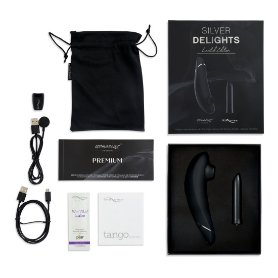 Премиальный подарочный набор (Womanizer Premium и We-Vibe Tango) Silver Delights Collection