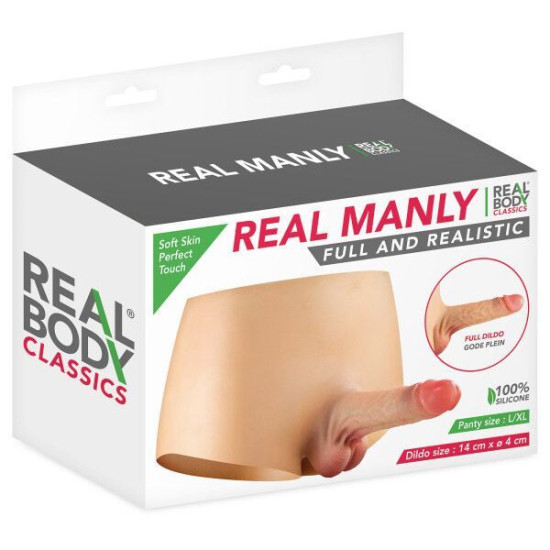 Страпон повний і реалістичний Real Body Real Manly, L/XL