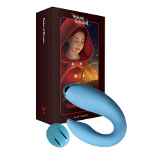 Вибратор для пар, зарядный кейс и пульт ДУ, синий FairyGasm PleasureBerry Blue