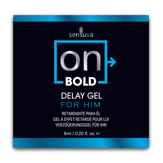 Пробник пролонгатора для чоловіків Sensuva ON Bold, 6 ml