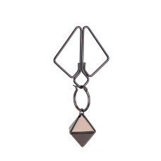 Затискачі для сосків з важкою підвіскою, сірі Lockink Nipple Clamps with Heavy Pendant Grey