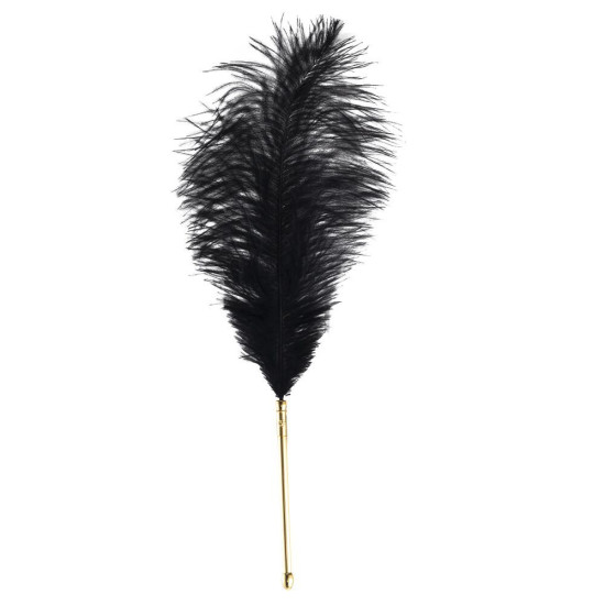 Щекоталка с пером павлина Lockink Sevanda Natural Peacock Flirting Feather Tickler