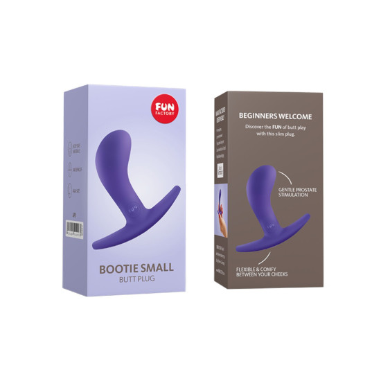 Анальна пробка з тонким обмежувачем, діаметр 2,8 см, фіолетова Fun Factory Bootie Purple, S