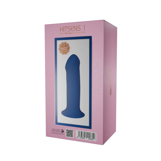 Фалоімітатор, довжина 7 inch, блакитний Adrien Lastic Hitsens 1 Blue