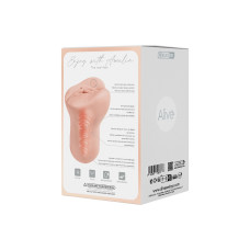 Суперреалістичний мастурбатор, тілесний Alive Amelia Super Realistic Masturbator Flesh, S