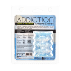 Мастурбатор, светящийся в темноте Addiction Silicone Reversible Stroker