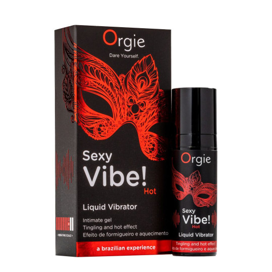 Жидкий вибратор с разогревающим эффектом Orgie Sexy Vibe! Hot, 15 ml